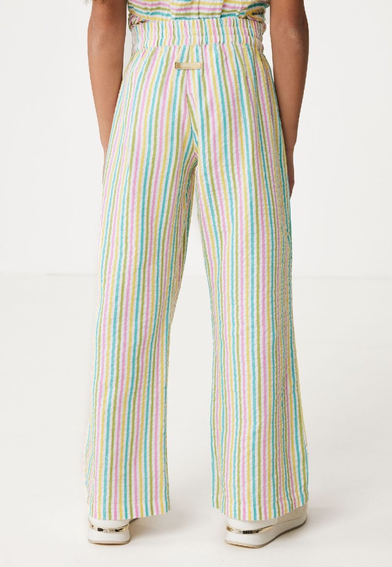 Striped pants wide leg