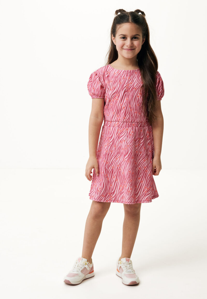 Short sleeve dress all over print