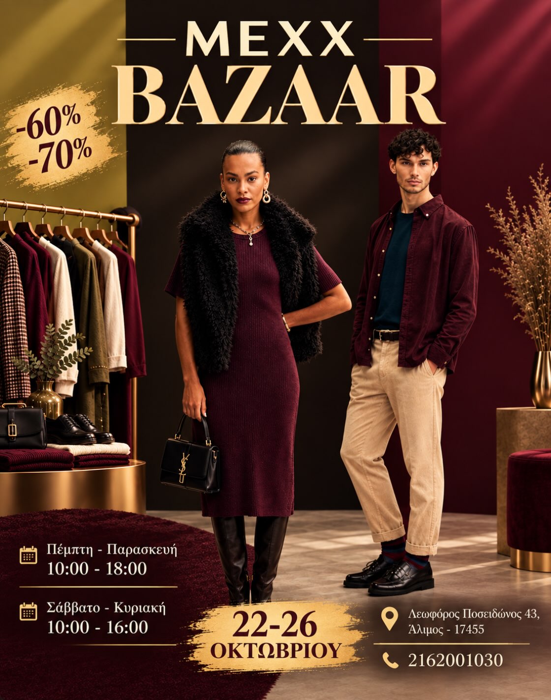 Mexx Bazaar is almost ready! We are waiting for you at Leoforos Poseidonos 43, Alimos.